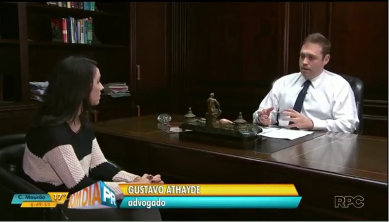 Dr. Gustavo Athayde esclaresce dúvidas no programa BOM DIA PR da RPC TV